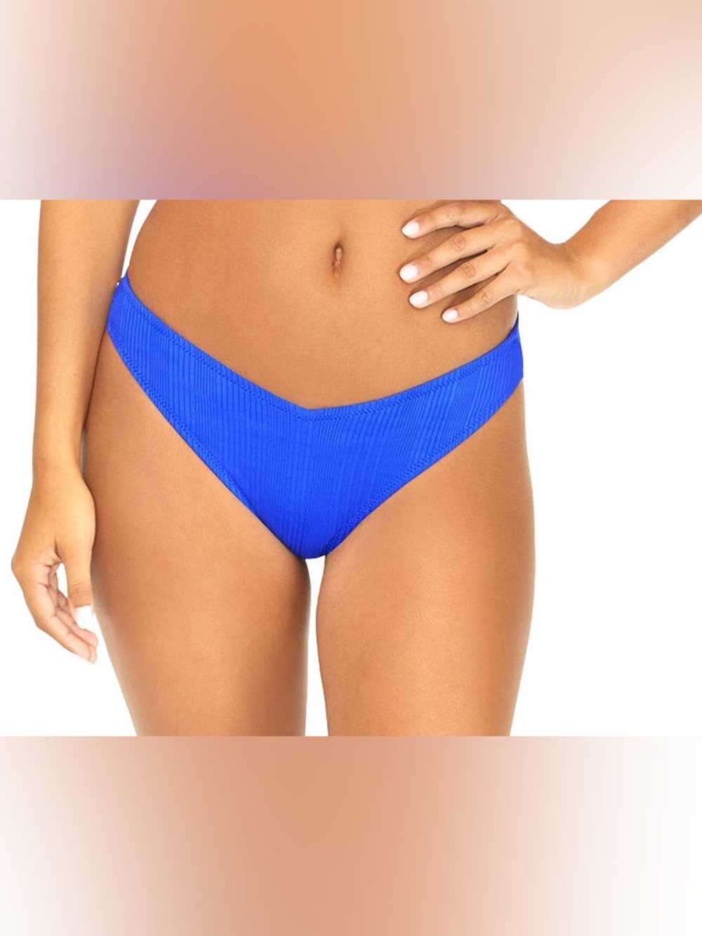 Raisins Solid Oahu Bikini Bottom Size M